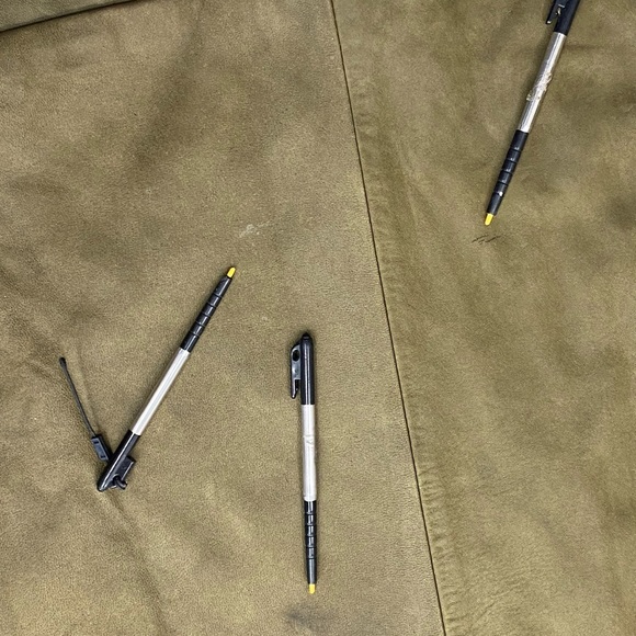 McKenzie Tribe Leather Bomber Jacket Brown Tan Men’s L Hidden Hood Zip Up - Picture 16 of 16